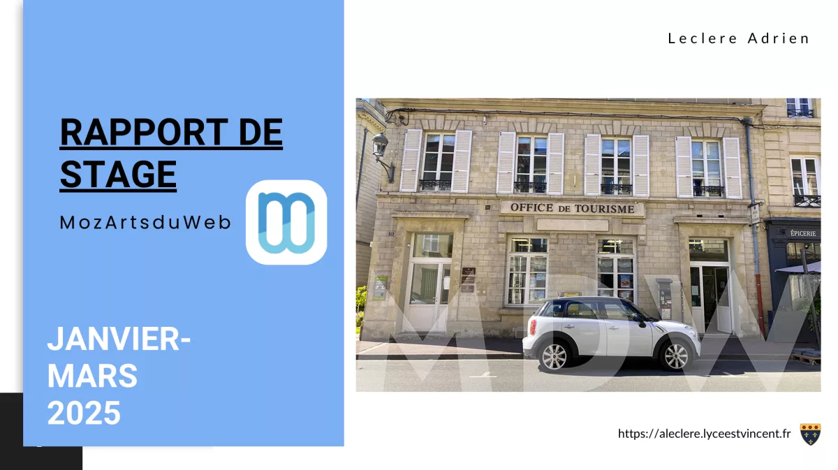 Rapport de stage - Stage 2ème année